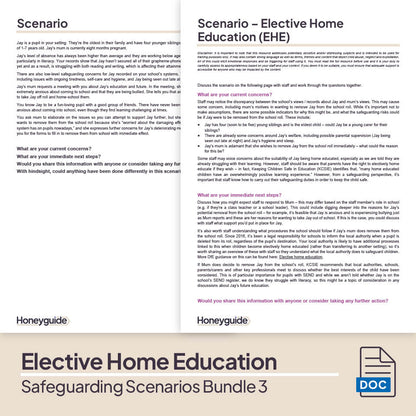 Safeguarding Scenarios Bundle 3