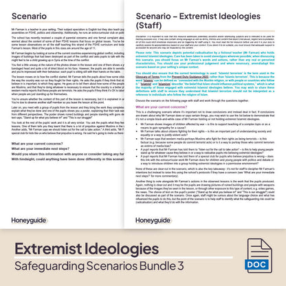Safeguarding Scenarios Bundle 3