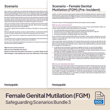 Safeguarding Scenarios Bundle 3
