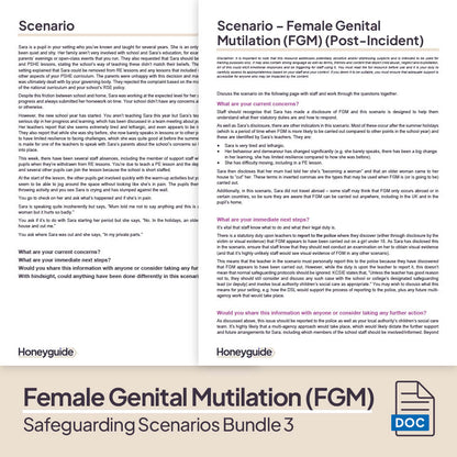 Safeguarding Scenarios Bundle 3