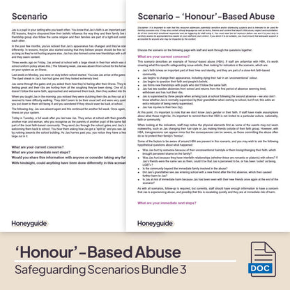 Safeguarding Scenarios Bundle 3