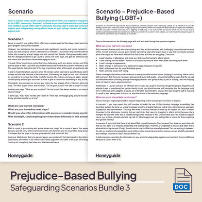 Safeguarding Scenarios Bundle 3