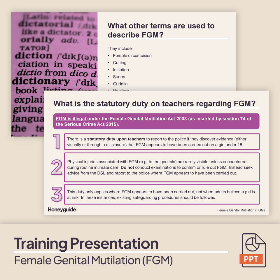 Female Genital Mutilation: Safeguarding Training Bundle