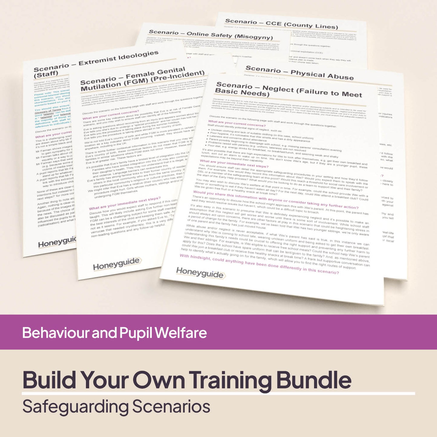 Build Your Own Safeguarding Training Bundle - Six Scenarios
