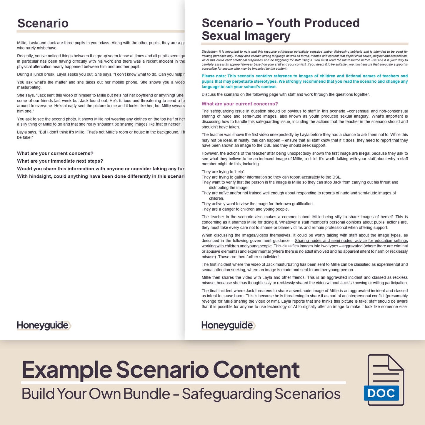 Build Your Own Safeguarding Training Bundle - Six Scenarios