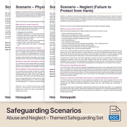 Abuse and Neglect: Themed Safeguarding Set