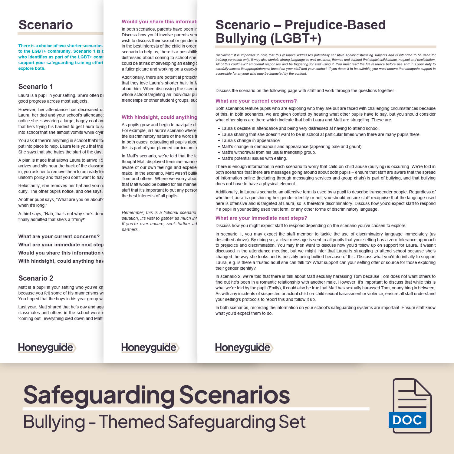 Child-on-Child Abuse – Bullying: Themed Safeguarding Set