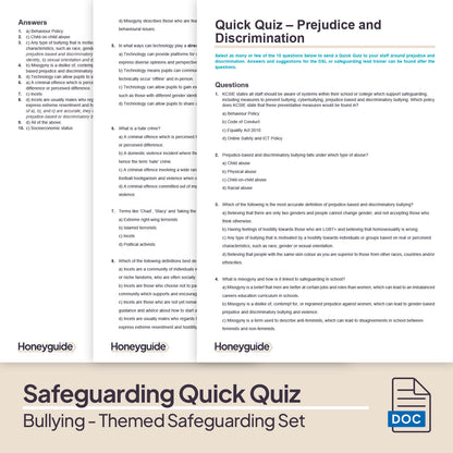 Child-on-Child Abuse – Bullying: Themed Safeguarding Set