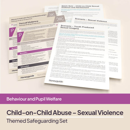 Child-on-Child Abuse – Sexual Violence: Themed Safeguarding Set