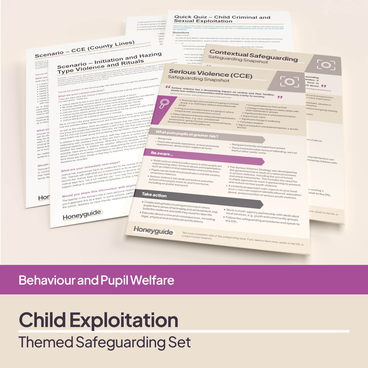 Child Exploitation: Themed Safeguarding Set