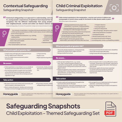 Child Exploitation: Themed Safeguarding Set