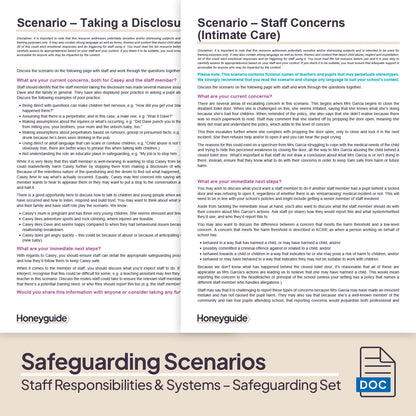 Safeguarding Systems and Staff Responsibilities: Themed Safeguarding Set