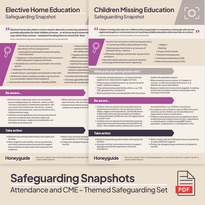 Attendance and Children Missing Education: Themed Safeguarding Set