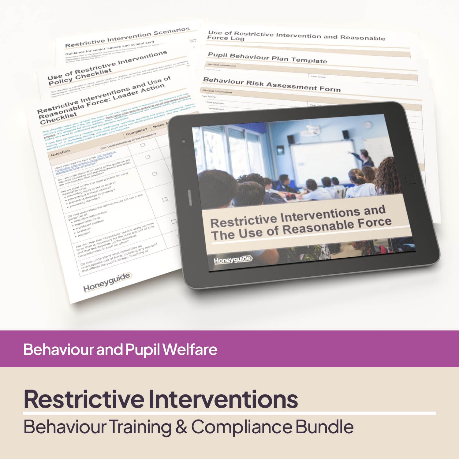Restrictive Interventions and Use of Reasonable Force Bundle
