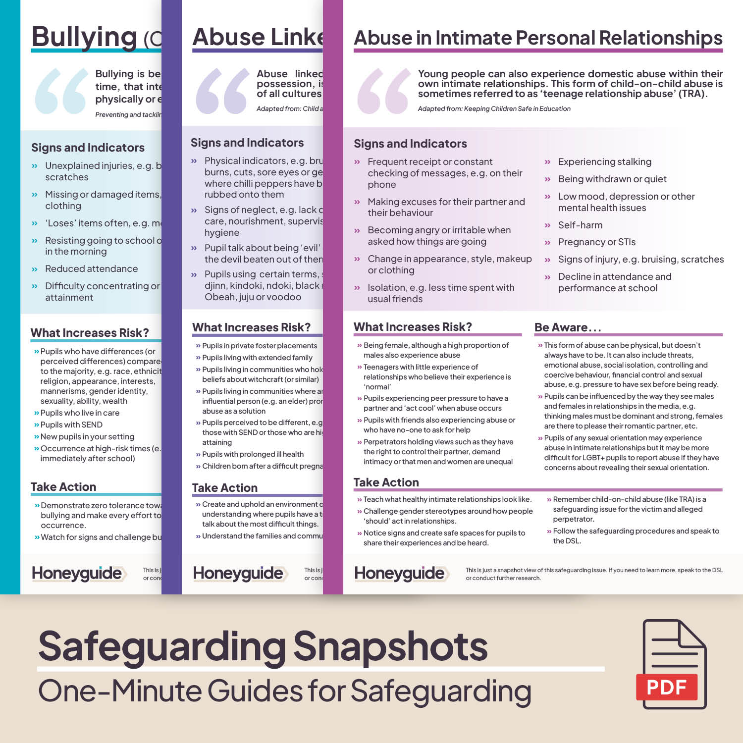 39-Week Safeguarding Snapshots Bundle