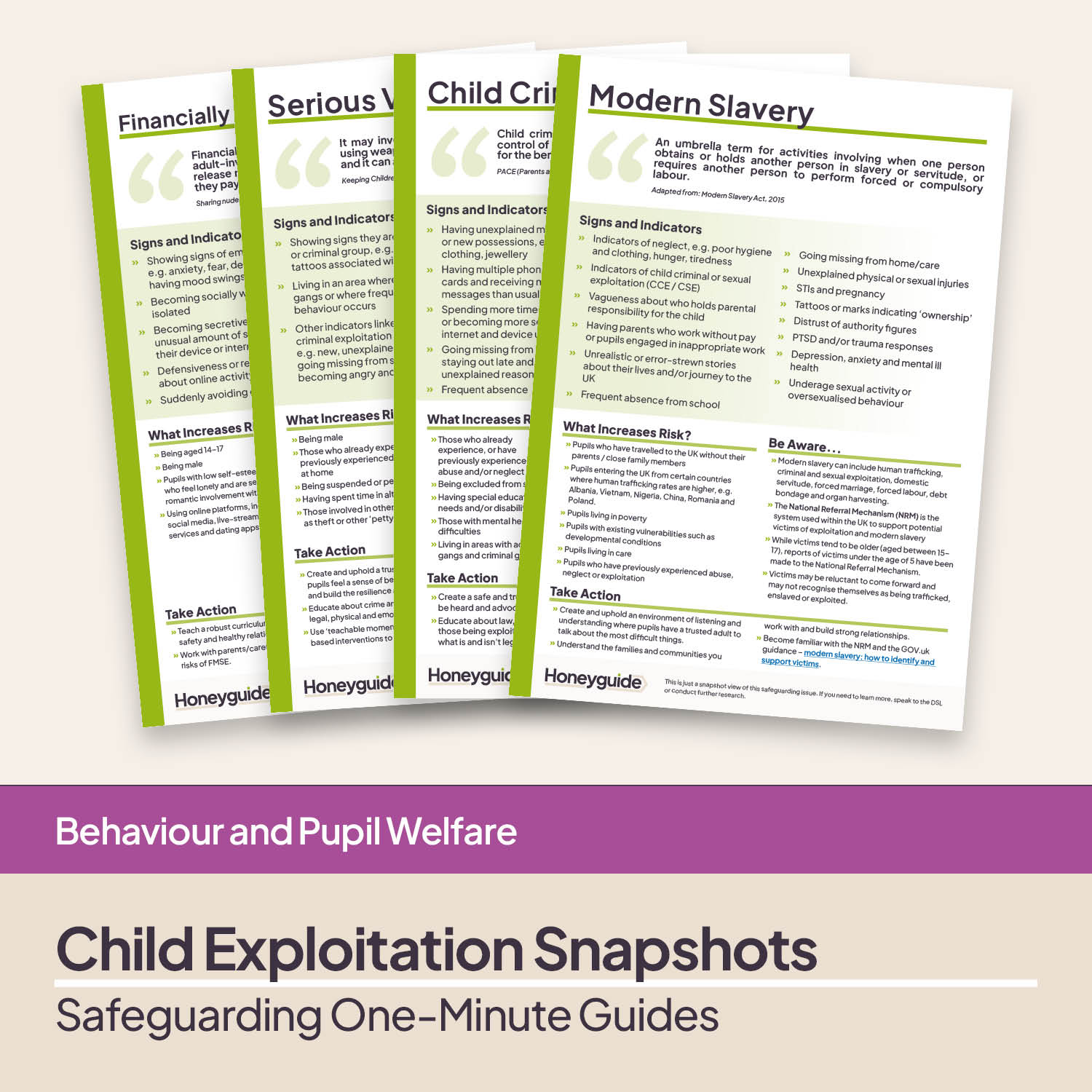 Safeguarding Snapshots - Child Exploitation