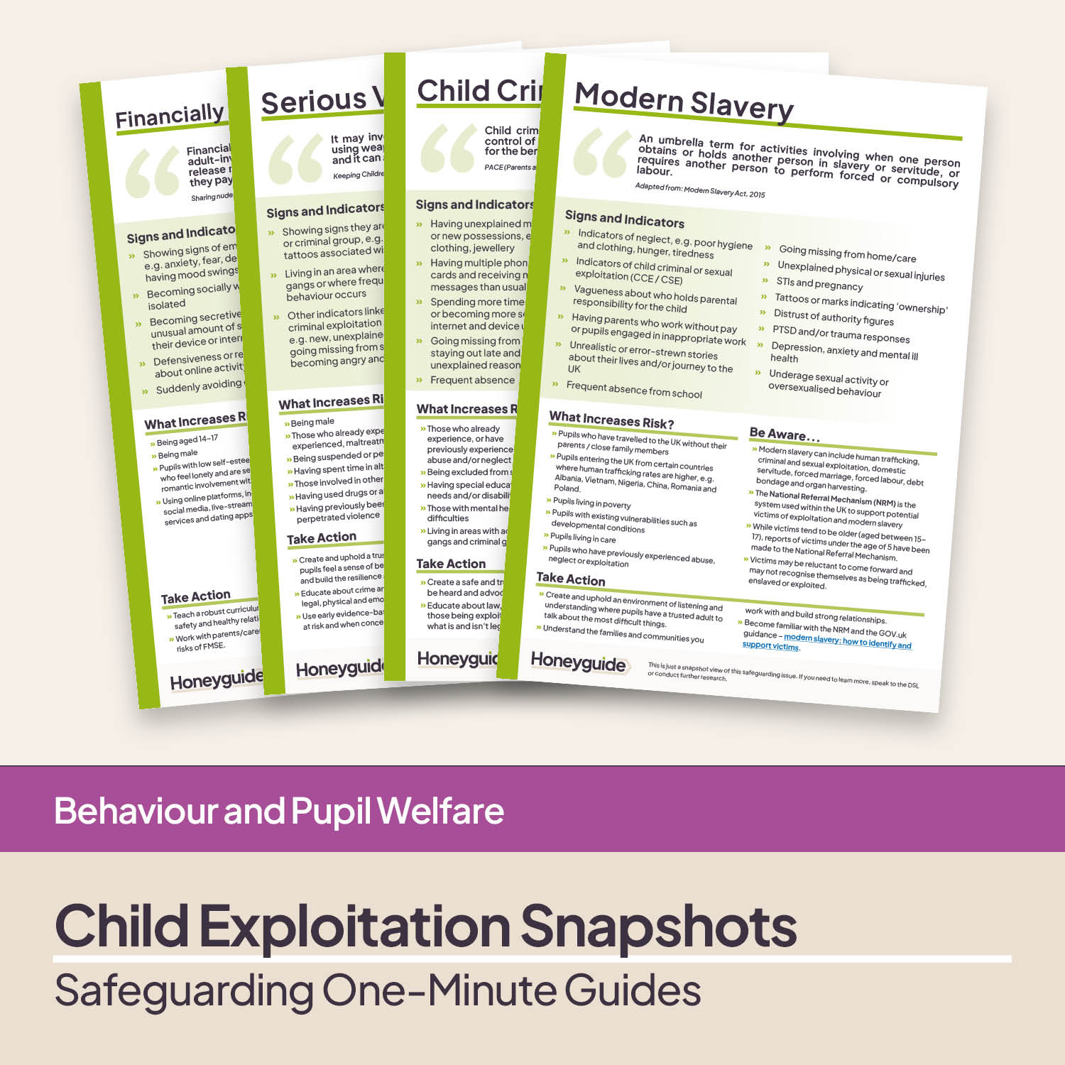 Safeguarding Snapshots - Child Exploitation