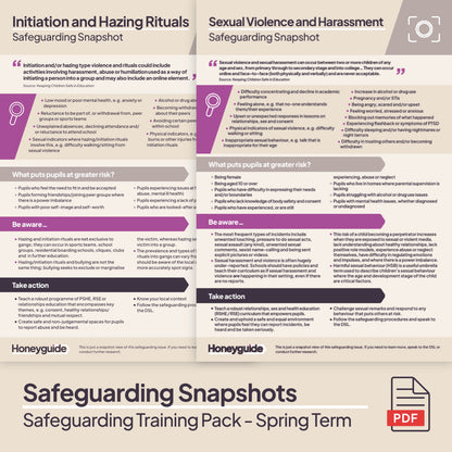 Safeguarding Training Pack - Spring Term