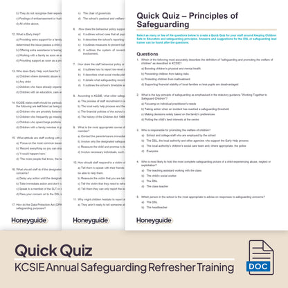 KCSIE Annual Safeguarding Refresher Training 2024