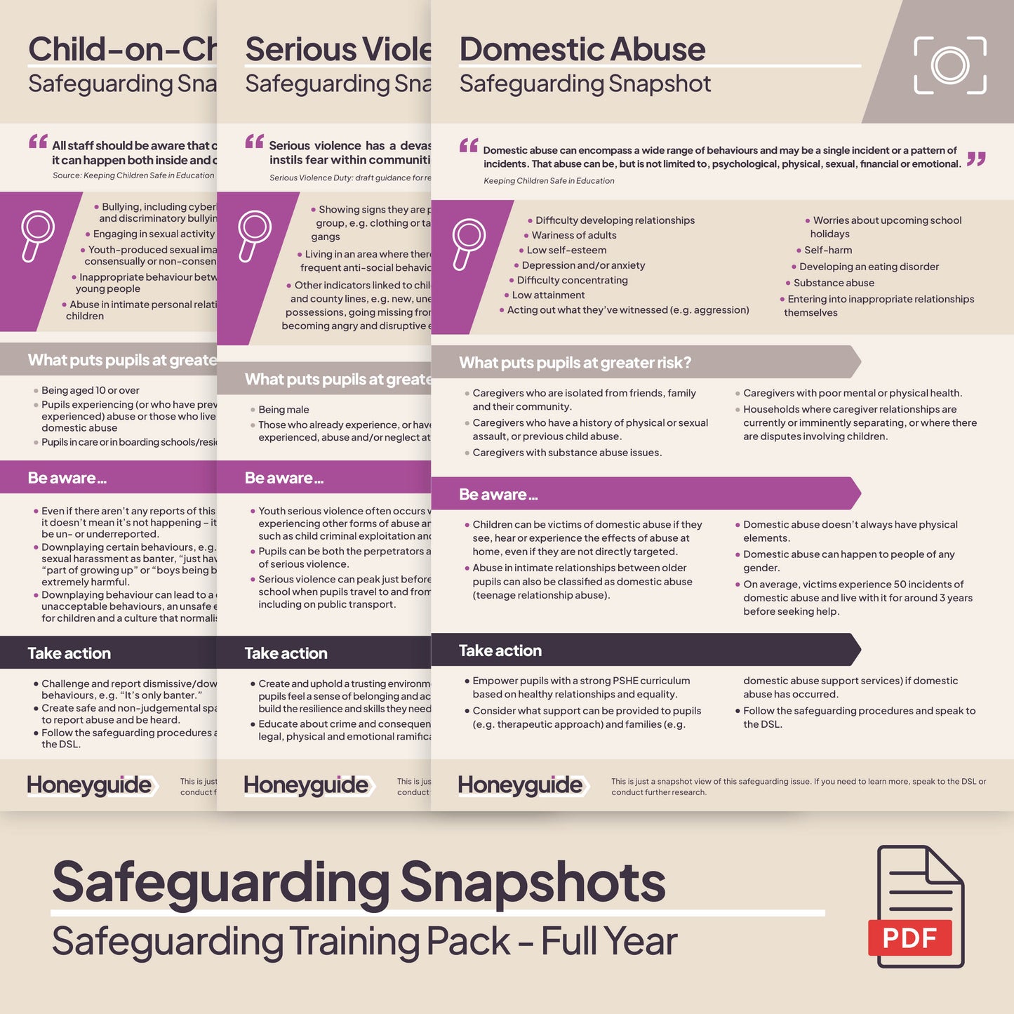 Safeguarding Training Pack - Full Academic Year