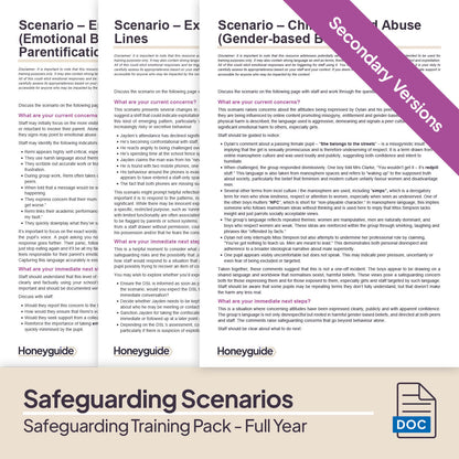 Safeguarding Training Pack - Full Academic Year