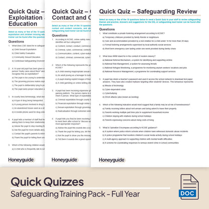 Safeguarding Training Pack - Full Academic Year