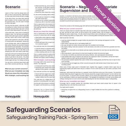 Safeguarding Training Pack - Spring Term