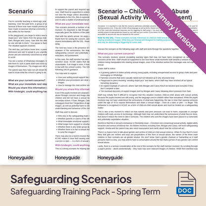 Safeguarding Training Pack - Spring Term