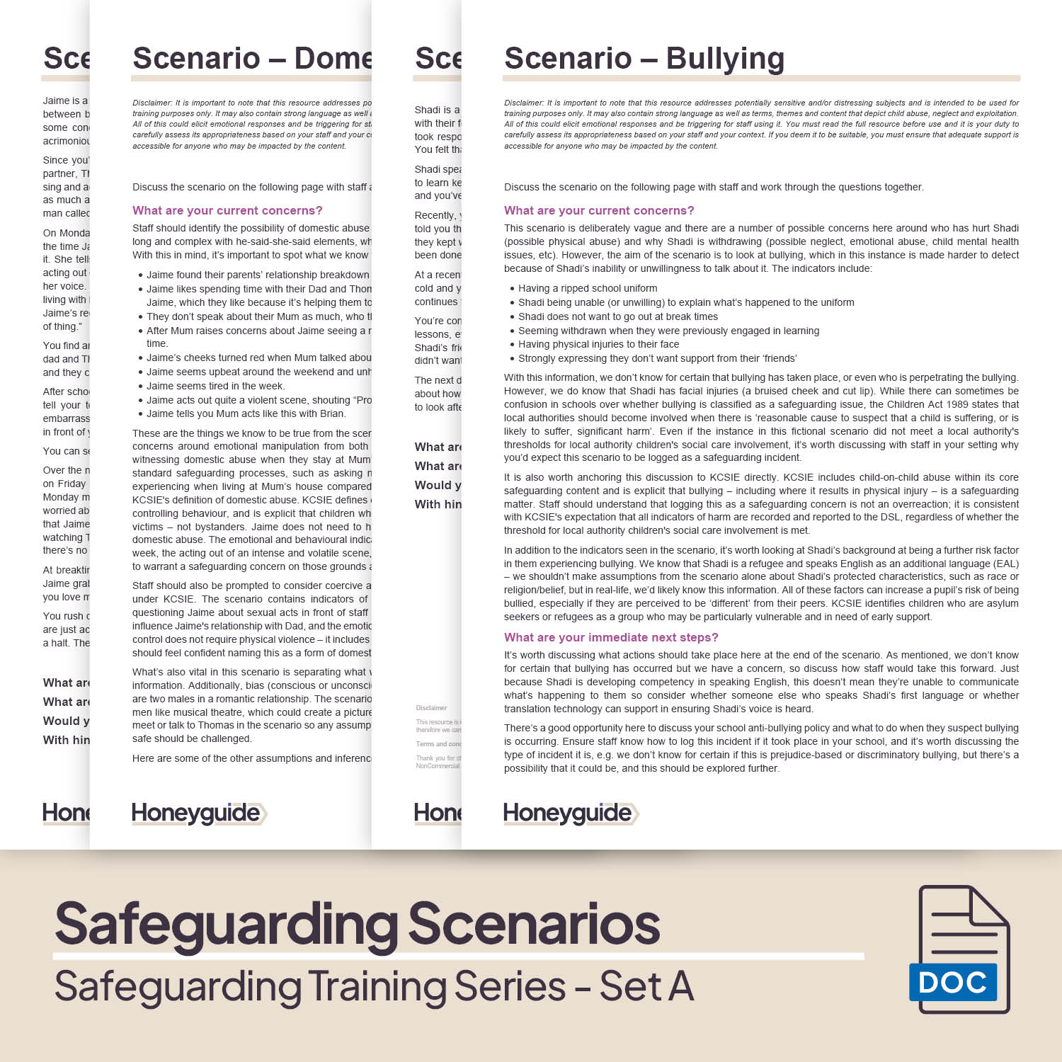Safeguarding Training Series - Set A