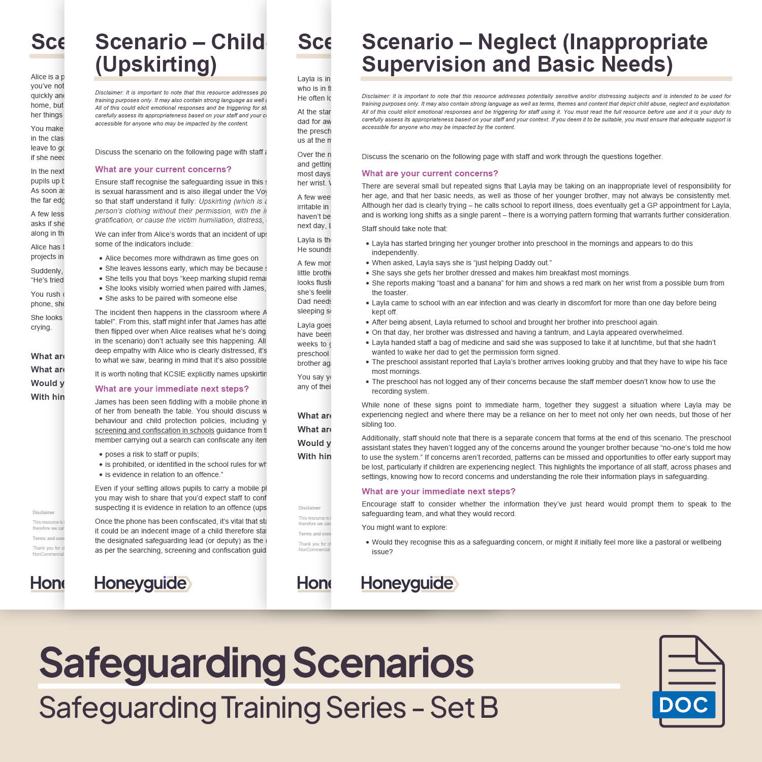 Safeguarding Training Series - Set B