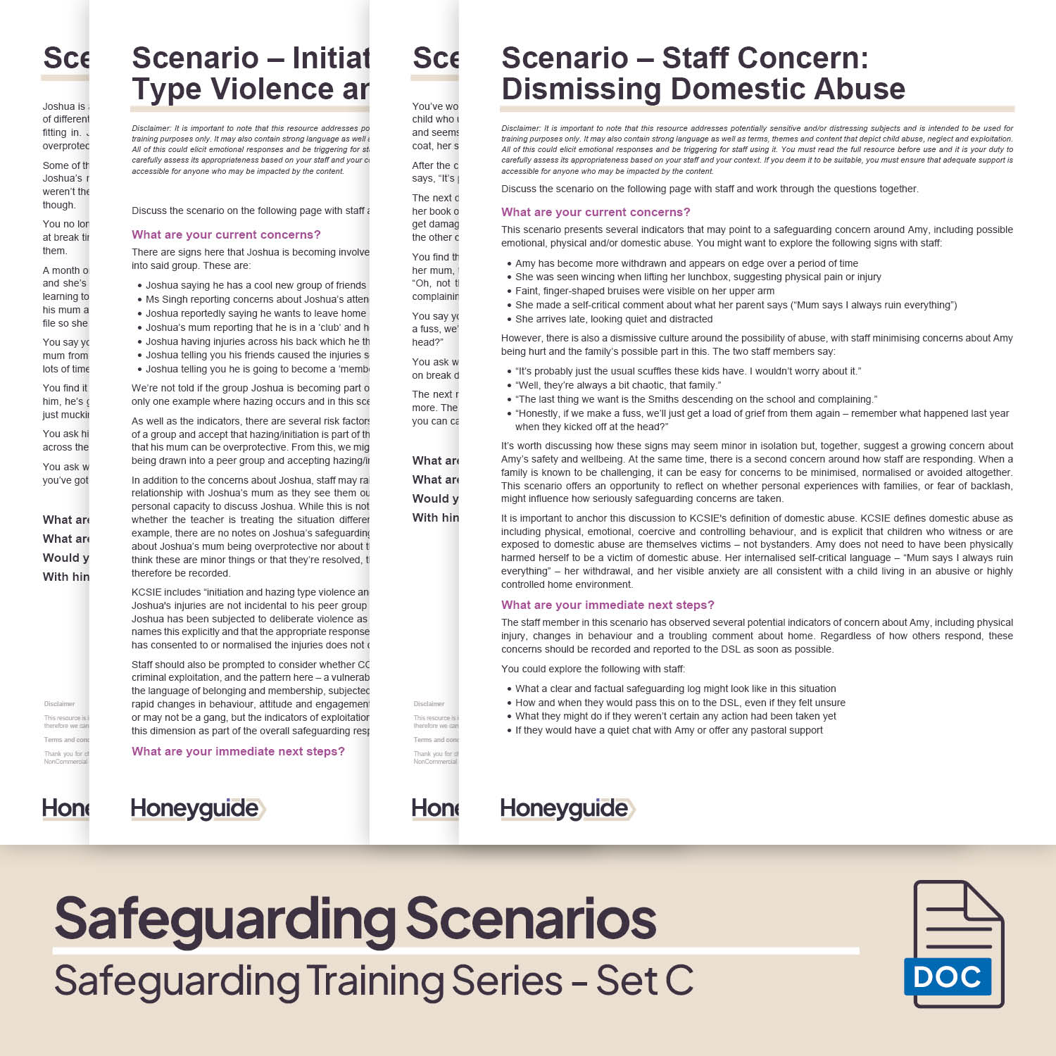 Safeguarding Training Series - Set C