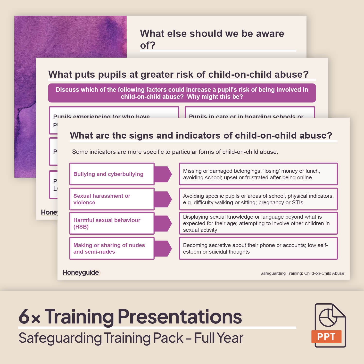 Safeguarding Training Pack - Full Year