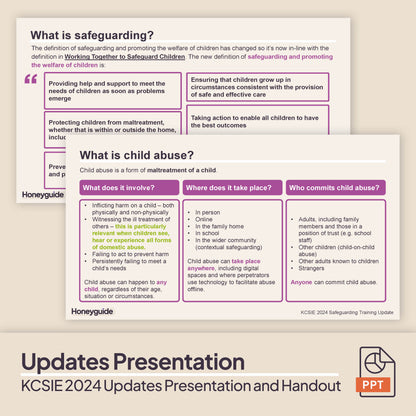 KCSIE 2024 Training Update PowerPoint and Handout
