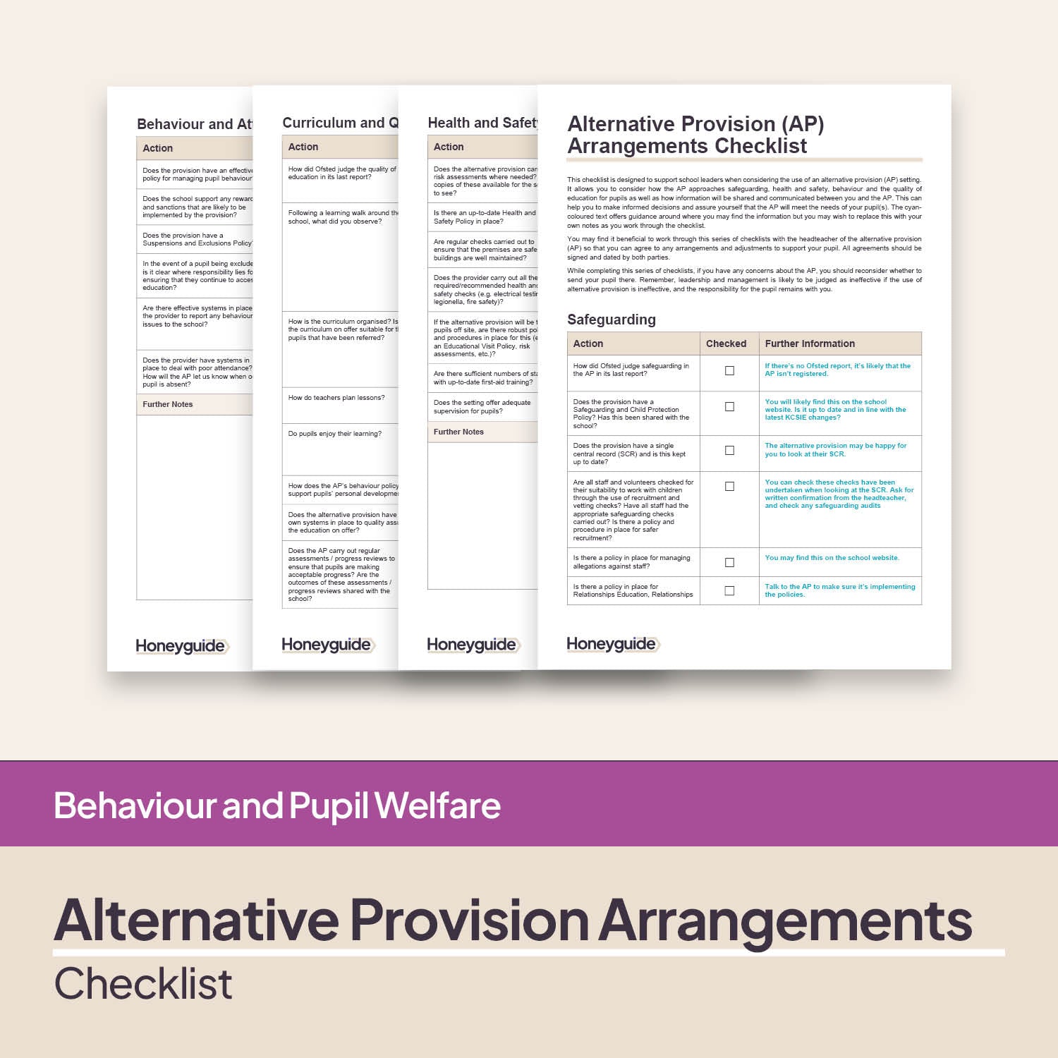 Alternative Provision (AP) Arrangements Checklist
