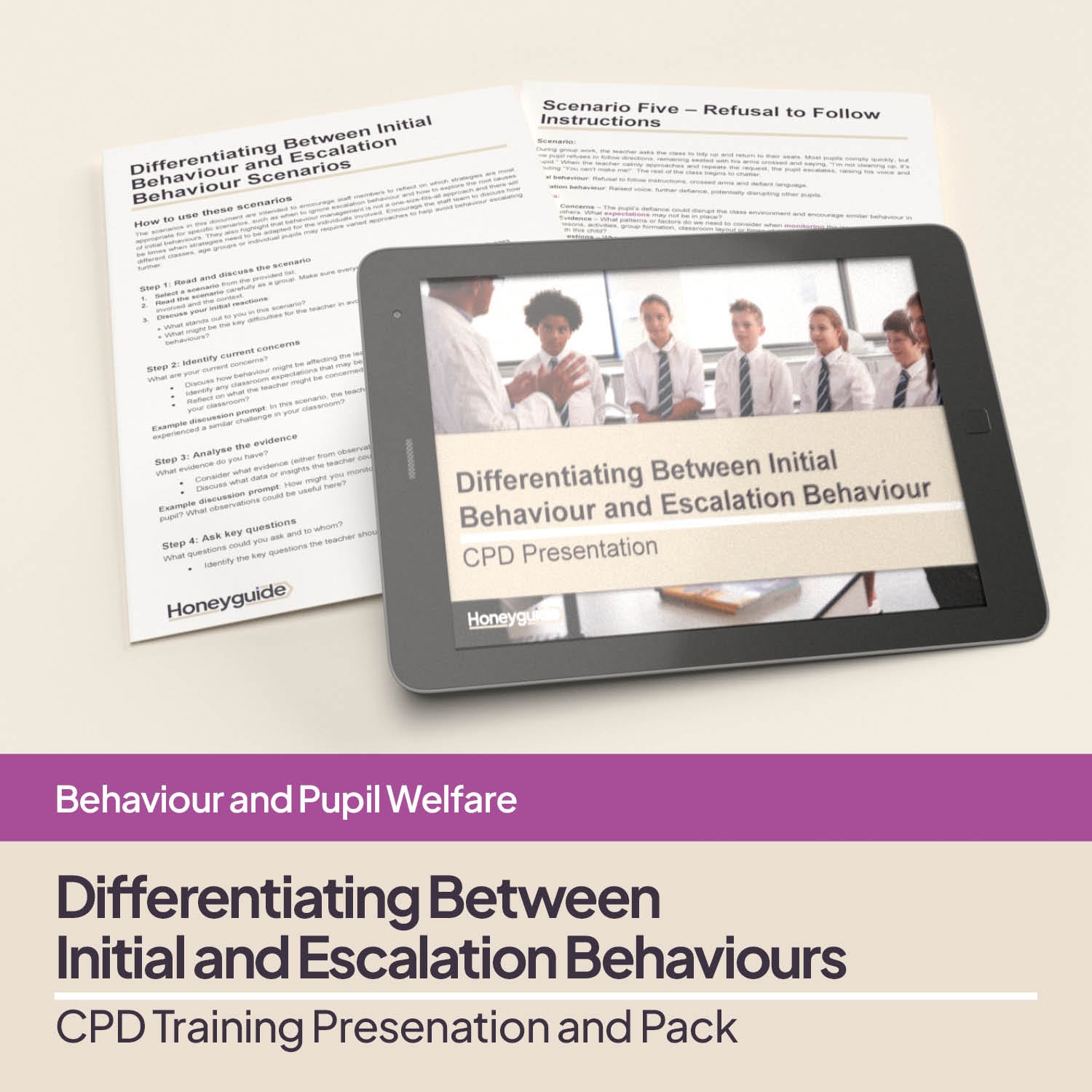 Differentiating Between Initial and Escalation Behaviours: CPD Training Bundle