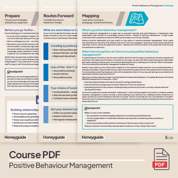 Positive Behaviour Management CPD Course | Honeyguide SLS – Honeyguide ...