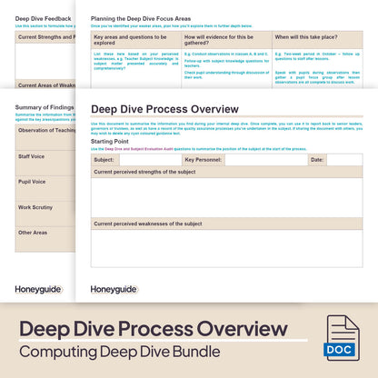 Computing Deep Dive and Subject Knowledge Bundle by Honeyguide School Leader Support