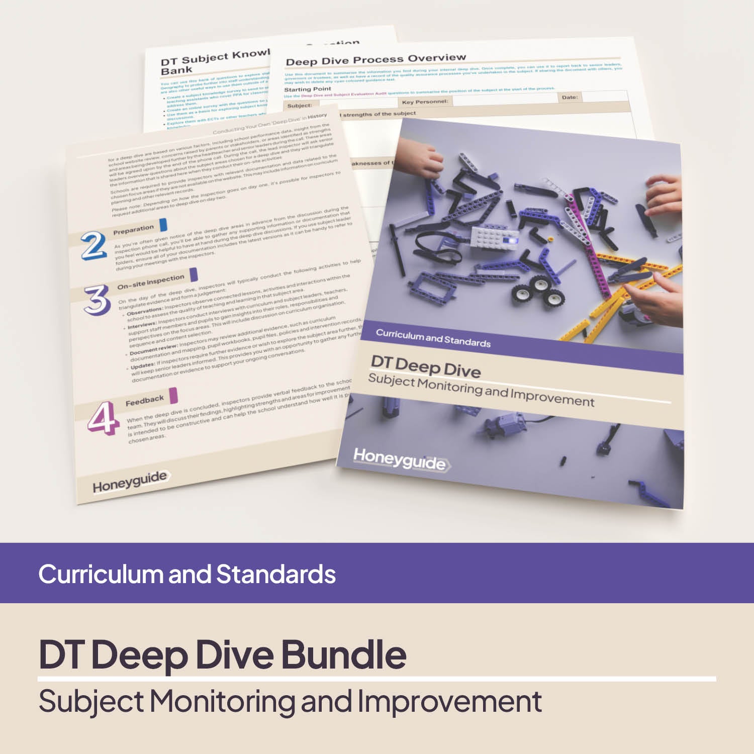 Design and Technology Deep Dive and Subject Knowledge Bundle by Honeyguide School Leader Support