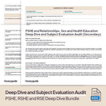 PSHE, RSHE and RSE Deep Dive and Subject Knowledge Bundle by Honeyguide School Leader Support