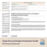 RE Deep Dive and Subject Knowledge Bundle by Honeyguide School Leader Support