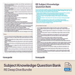 RE Deep Dive and Subject Knowledge Bundle by Honeyguide School Leader Support