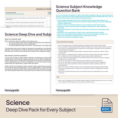 Deep Dive in Every Subject: Full Curriculum Set - Honeyguide School Leader Support