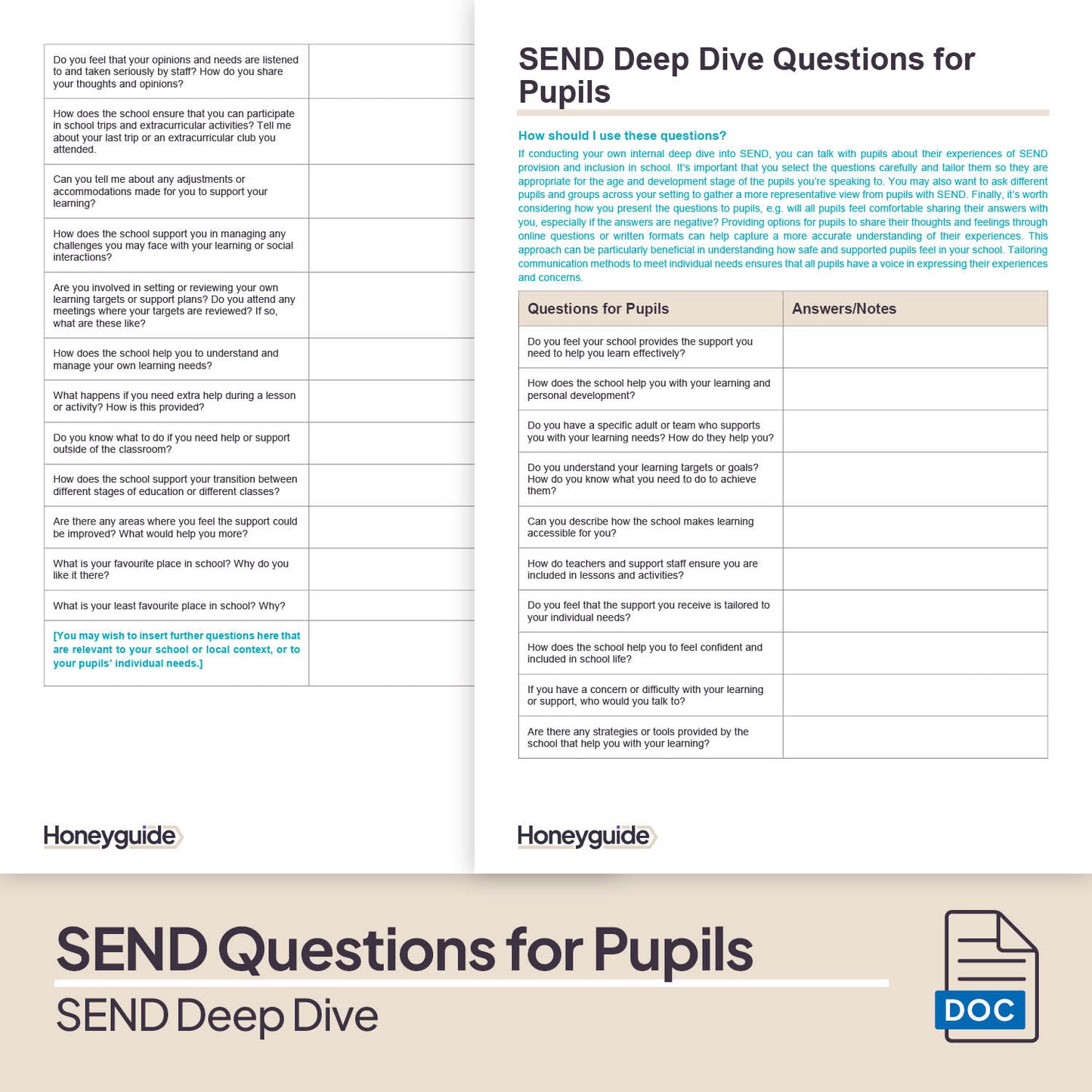 SEND Deep Dive and Evaluation Pack