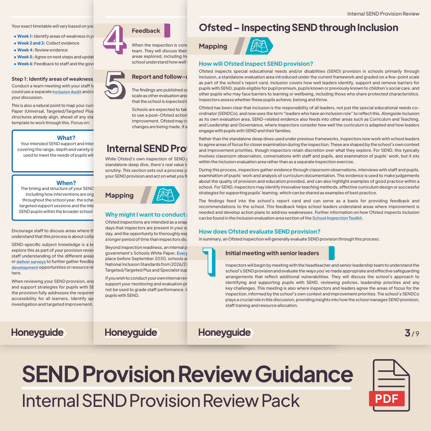 Internal SEND Provision Review Pack