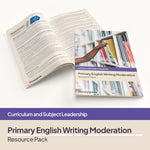 Primary English Writing Moderation Pack - Honeyguide School Leader Support