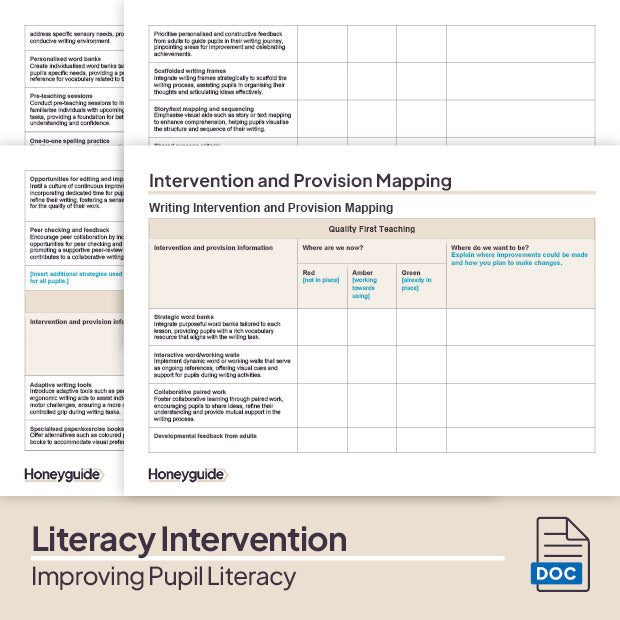 Improving Pupil Literacy Pack - Honeyguide School Leader Support