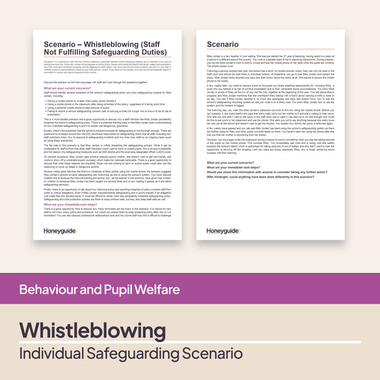 Safeguarding Scenarios - Concerns about Staff