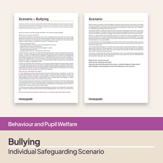 Safeguarding Scenarios - Bullying (Child-on-Child Abuse)