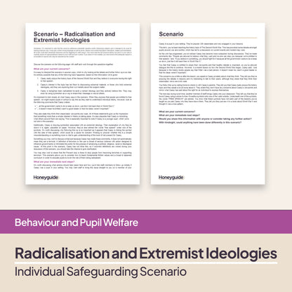 Safeguarding Scenarios - Radicalisation and Extremism