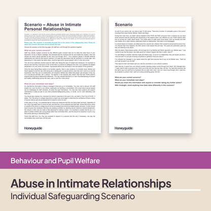 Safeguarding Scenarios - Child-on-Child Sexual Violence